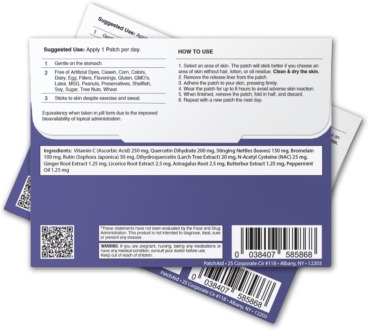 PatchAid Kids Allergy Relief Patch 30-Day Supply - Image 2