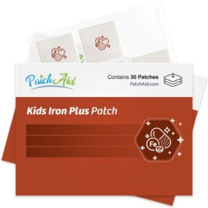PatchAid Kids Iron Plus Topical Patch 30-Day Supply