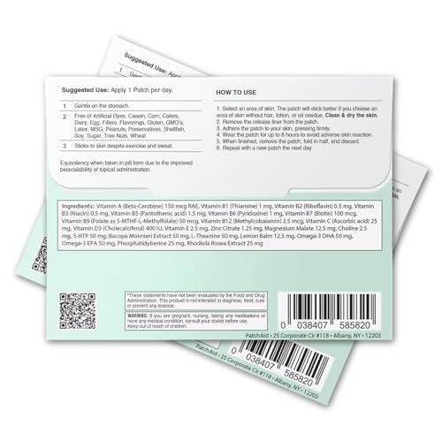 PatchAid Kids Focus & Clarity Topical Patch 30-Day Supply - Image 2