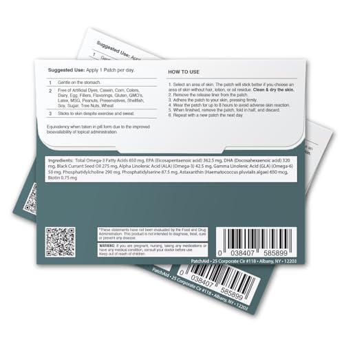 PatchAid Kids Omega-3 Topical Patch 30-Day Supply - Image 2