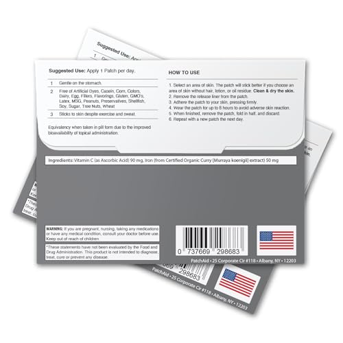 Simply Iron Patch by PatchAid 30-Day Supply - Image 3