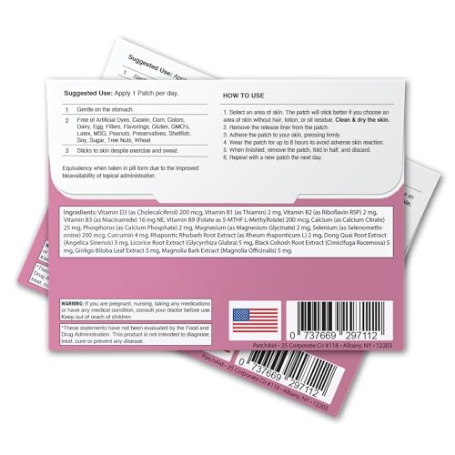 PatchAid Menopause Relief Topical Patch 30-Day Supply - Image 4