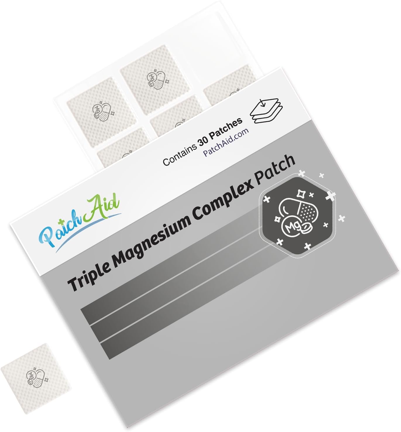 PatchAid Triple Magnesium Patch Complex Topical Patch 30-Day Supply - Image 3