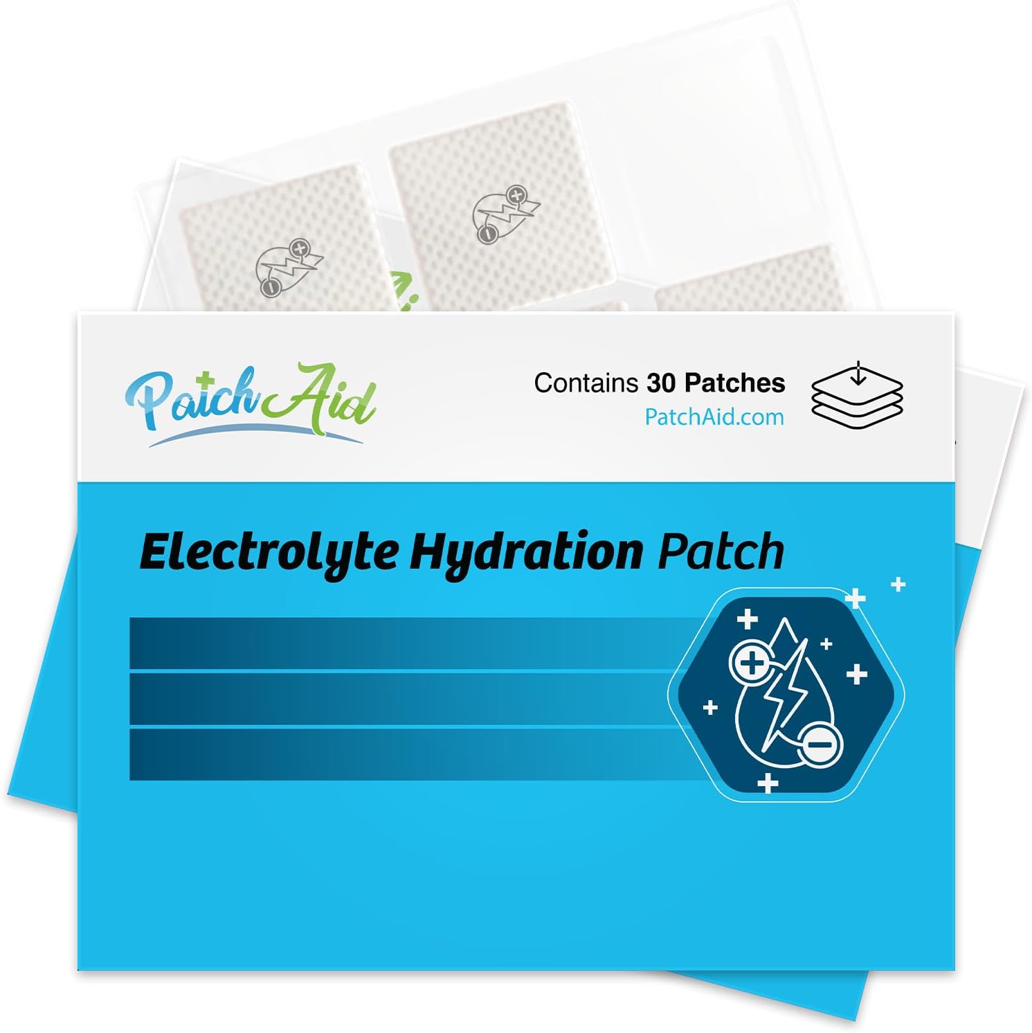 PatchAid Electrolyte Hydration Patch 30-Day Supply