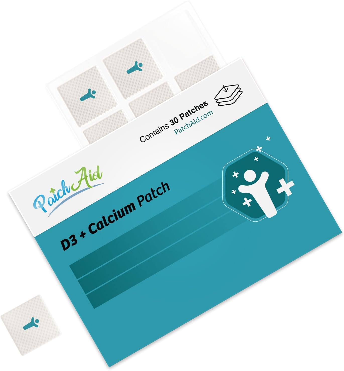 PatchAid D3/Calcium Plus Topical Patch 30-Day Supply - Image 2