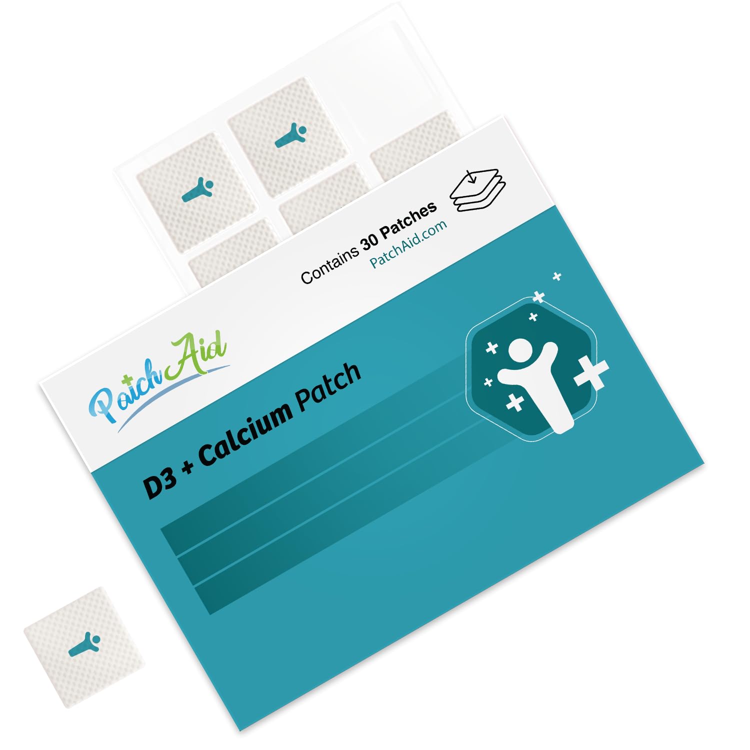 PatchAid D3 Calcium Patch 30-Day Supply (Pack of 2) - Image 3