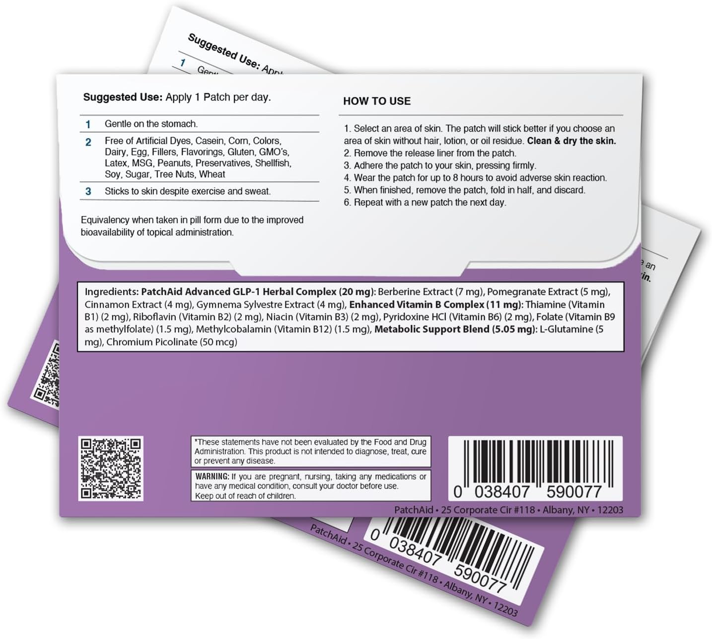 PatchAid GLP-1 Support Patch 30-Day Supply - Image 3