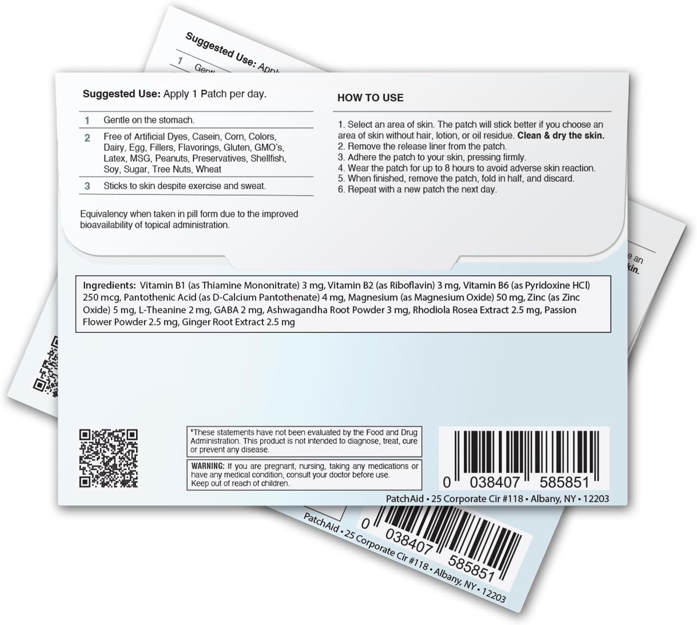 PatchAid Kids Relax & Calm Topical Patch 30-Day Supply - Image 2