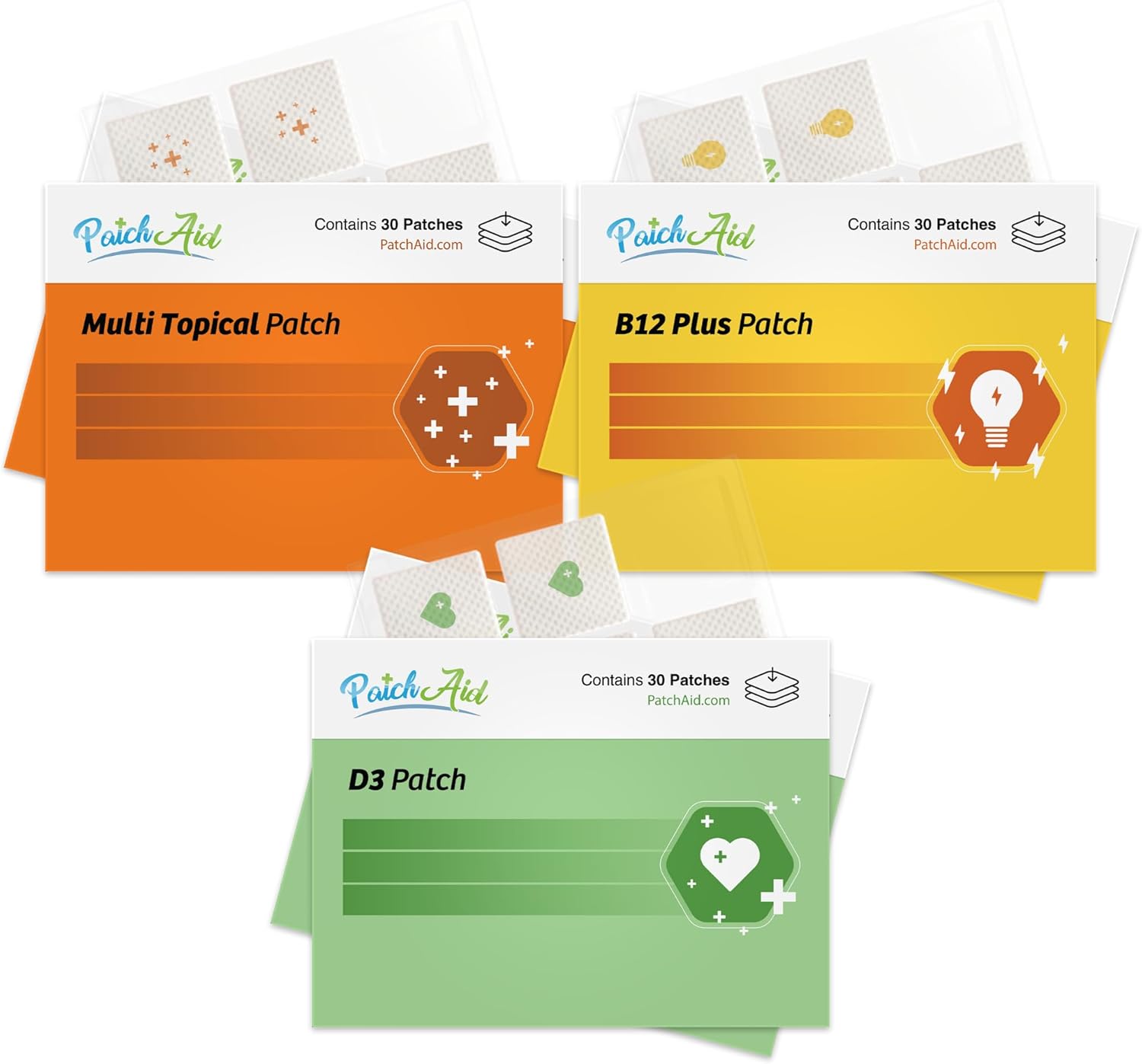 30-Day Complete Topical Patch Bundle by PatchAid