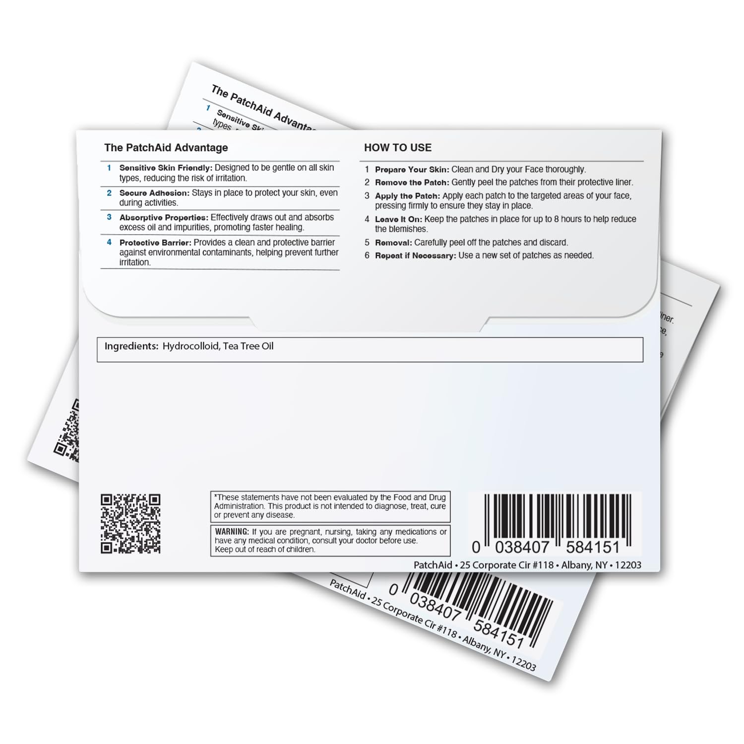 Pimple Patch Full Face – 15 Hydrocolloid Patches for Chin, Cheeks, Nose and Forehead - Image 2